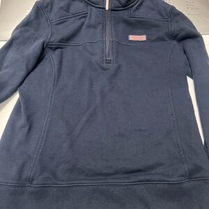 Vineyard Vines Blue Crewneck with Logo Patch